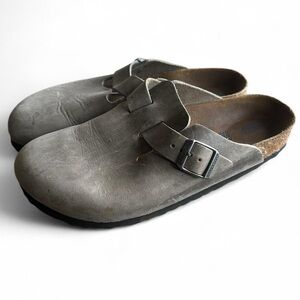 Birkenstock Gray Boston Clog